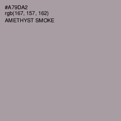 #A79DA2 - Amethyst Smoke Color Image